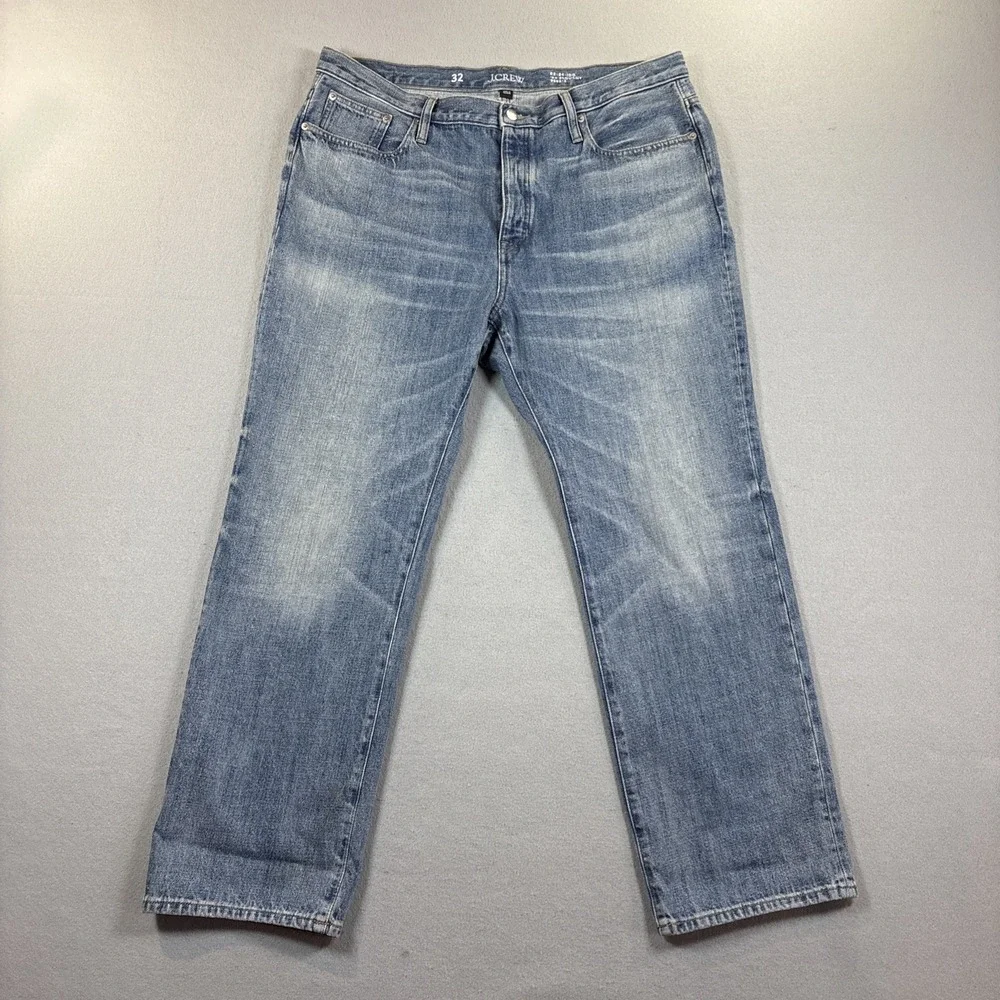 J Crew Women '84 Slouchy High Rise Wide Leg Jeans 32x31(38x31) Baggy Loose Comfy